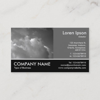 Tarjeta De Visita Fotografía Fotográfica - 60pc Gris - Evening Sky