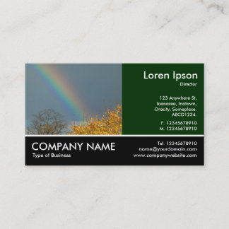 Tarjeta De Visita Fotografía Fotográfica - Fin del Arcoiris