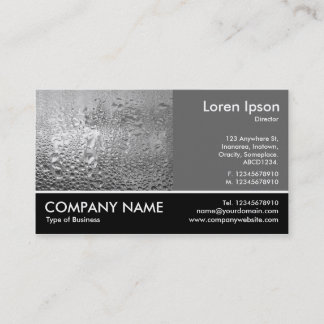 Tarjeta De Visita Fotografía Fotográfica - Gris 60pc - Agua Guay