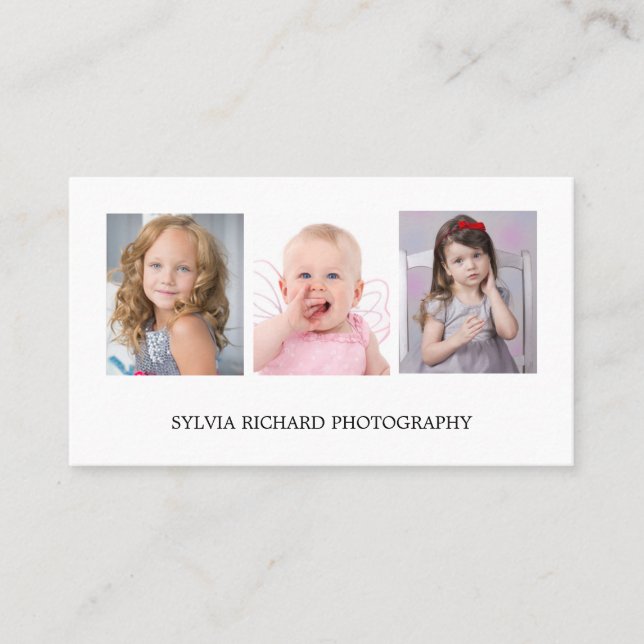 Tarjeta De Visita Fotografía | Fotógrafo (Anverso)