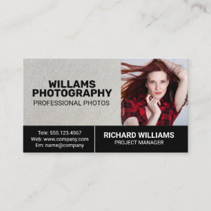 Tarjeta De Visita Fotografía Fotograma modelo