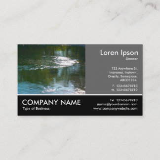 Tarjeta De Visita Fotografía Fotosada - 60pc Gray - River