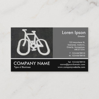 Tarjeta De Visita Fotografía Fotosada - Gris 60pc - Ruta del ciclo