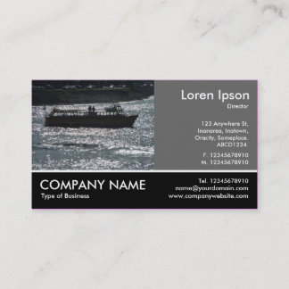 Tarjeta De Visita Fotografía - Gris 60pc - Bote de placer