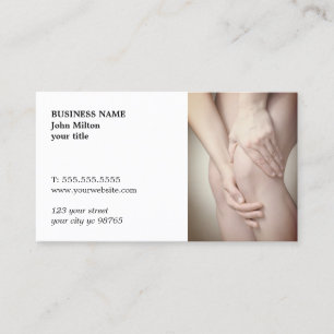Tarjeta De Visita Fotografía médica elegante profesional