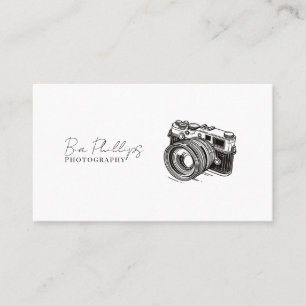 Tarjeta De Visita Fotografía minimalista