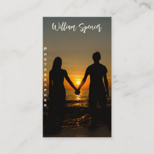 Tarjeta De Visita Fotografía minimalista Fotografía completa Simple 