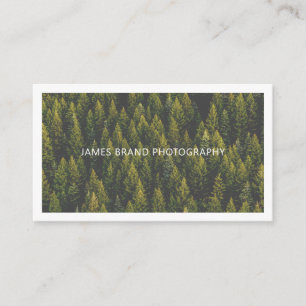 Tarjeta De Visita Fotografía Minimalista moderna