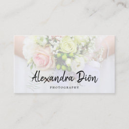 Tarjeta De Visita Fotografía minimalista y elegante moderna