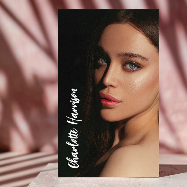 Tarjeta De Visita Fotografía moderna con guión gráfico completo (Subido por el creador)