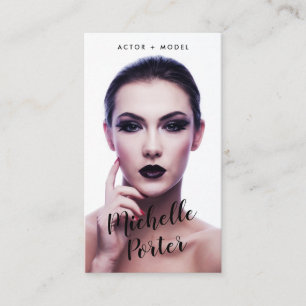 Tarjeta De Visita Fotografía moderna de fotografía de imagen en la c