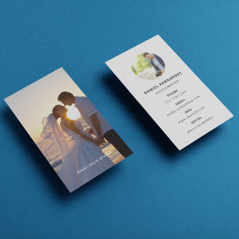 Tarjeta De Visita Fotografía moderna Minimal Simple Photo