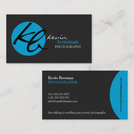 Tarjeta De Visita Fotografía moderna y elegante