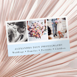 Tarjeta De Visita Fotografía moderna y elegante