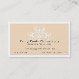 Tarjeta De Visita Fotografía ornamental