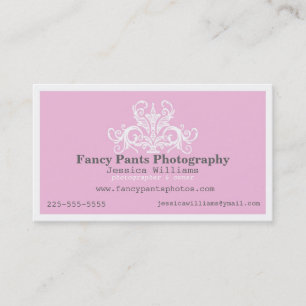 Tarjeta De Visita Fotografía ornamental