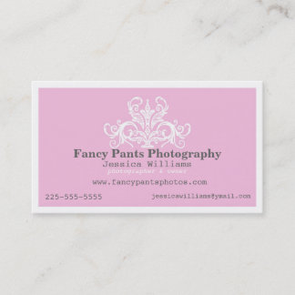 Tarjeta De Visita Fotografía ornamental
