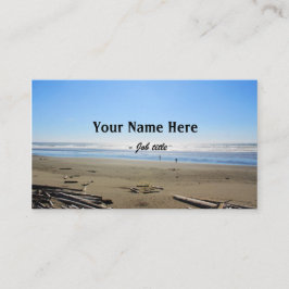 Tarjeta De Visita Fotografía paisajística, playa, mar, cielo