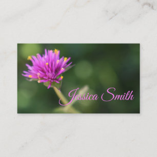 Tarjeta De Visita Fotografía personalizada de la naturaleza de la fl