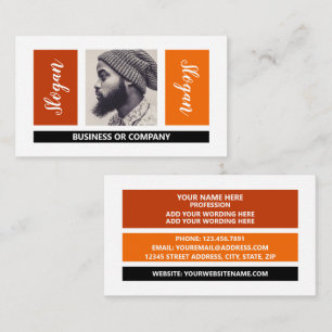 Tarjeta De Visita Fotografía personalizada - estilo retro