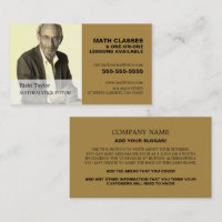 Fotografía personalizada, Math Tutor, Profesor