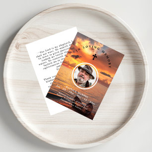 Tarjeta De Visita Fotografía por Sunset y Portrait Memorial