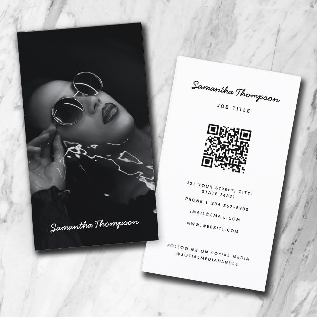 Tarjeta De Visita Fotografía profesional de firma de guiones (Subido por el creador)