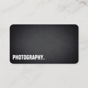 Tarjeta De Visita Fotografía Profesional de Pizarras Modernas