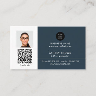 Tarjeta De Visita Fotografía profesional del código QR de inmueble