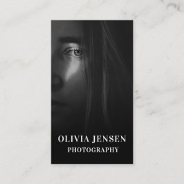 Tarjeta De Visita Fotografía profesional moderna de negocios