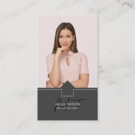 Tarjeta De Visita Fotografía profesional moderna en monograma inmobi