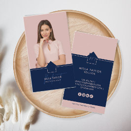 Tarjeta De Visita Fotografía profesional moderna en monograma inmobi