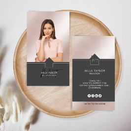 Tarjeta De Visita Fotografía profesional moderna en monograma inmobi