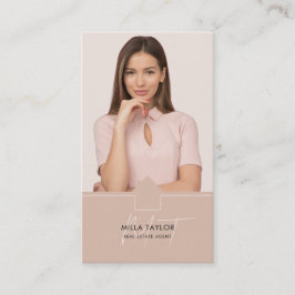 Tarjeta De Visita Fotografía profesional moderna en monograma inmobi