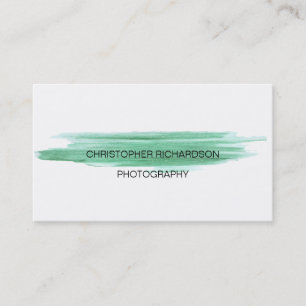 Tarjeta De Visita Fotografía simple y elegante
