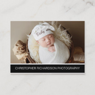 Tarjeta De Visita Fotografía simple y elegante