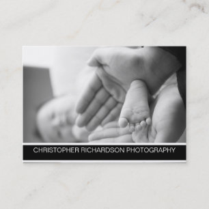 Tarjeta De Visita Fotografía simple y elegante