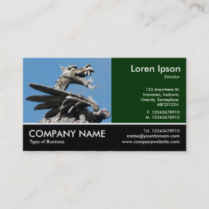 Tarjeta De Visita Fotografía tomada - Dragón, Ayuntamiento, Cardif