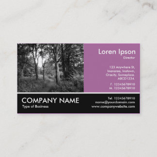 Tarjeta De Visita Fotografía tomada - Dusty Plum - En los bosques