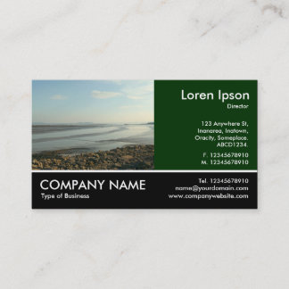 Tarjeta De Visita Fotografía tomada - Un estuario de Severn en Penar