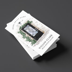 Tarjeta De Visita Fotografía y servicios de la puerta delantera de l