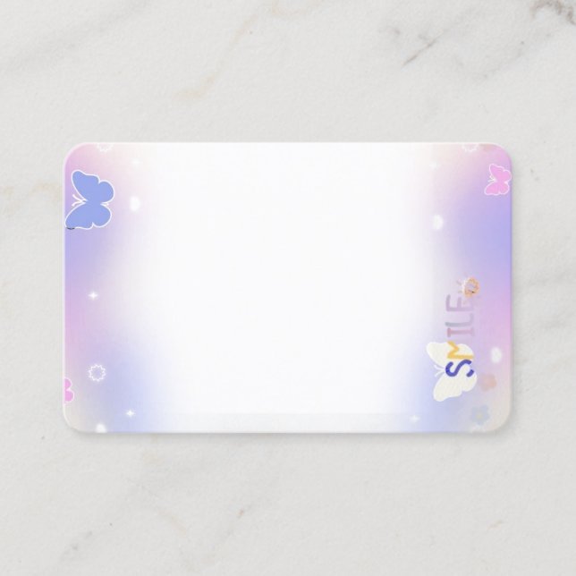 Tarjeta De Visita Fotografías de Kpop (Anverso)