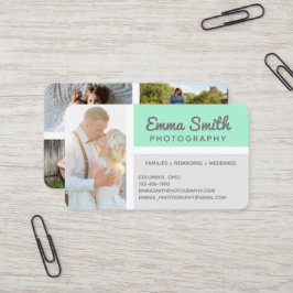 Tarjeta De Visita Fotografías en blanco y negro Personalizado Logoti