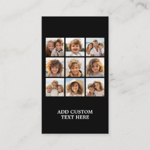 tarjeta de visita fotográfica