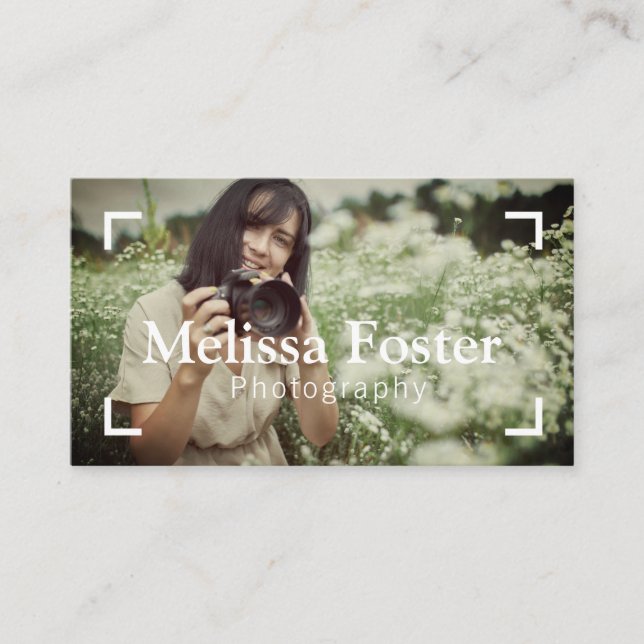 Tarjeta de visita fotográfica de fotógrafo Persona (Anverso)