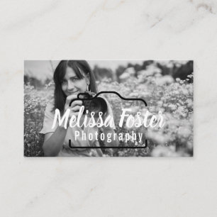 Tarjeta de visita fotográfica personalizado