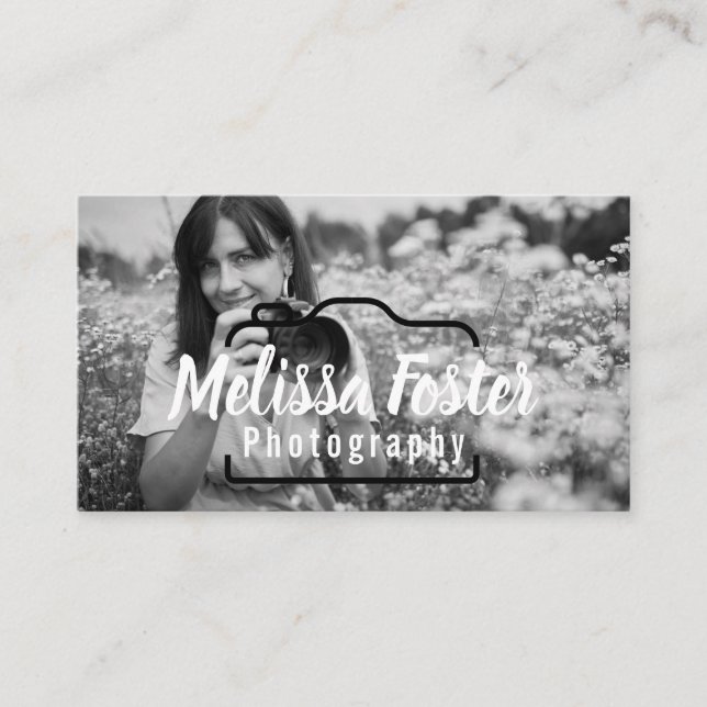 Tarjeta de visita fotográfica personalizado (Anverso)