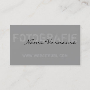 Tarjeta De Visita fotografie