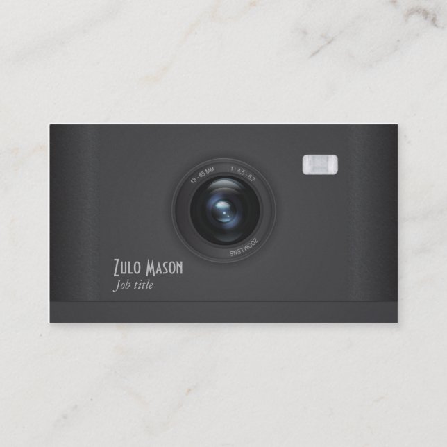 Tarjeta De Visita Fotógrafo (Anverso)