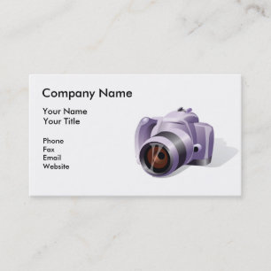 Tarjeta De Visita Fotógrafo